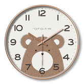Silent Quartz Wall Clock – Creative Artistic Design for Living Room, Non-Punch Installation
